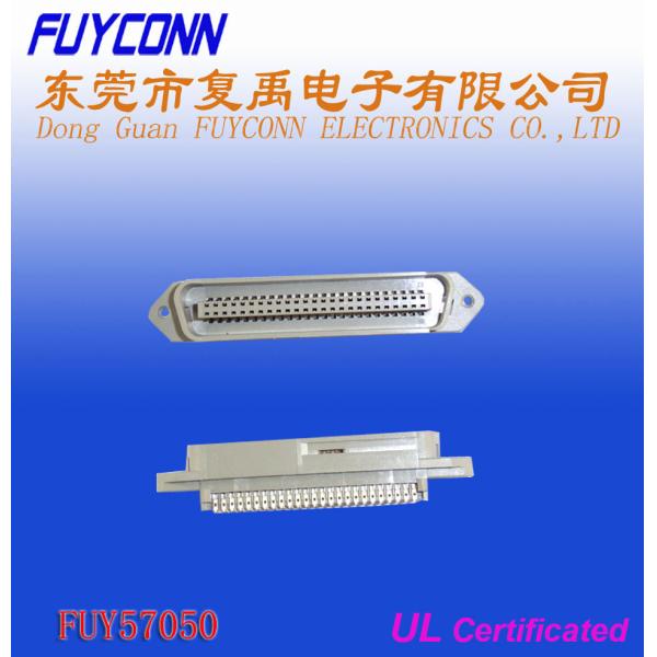 50 Pin Champ Solder Male Centronics Connector With plastic cover or wire clip