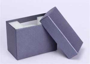  Grey Paper Wrist Watch Box , Custom Logo Color Personalized Mens Watch Box Manufactures