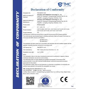Shenzhen CSXT Multimedia Technology Co., Ltd. Certifications