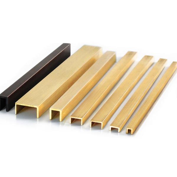 2.7m Brass Tile Edge Trim Tile Decoration Concor Finishing Strips Bronze Retro