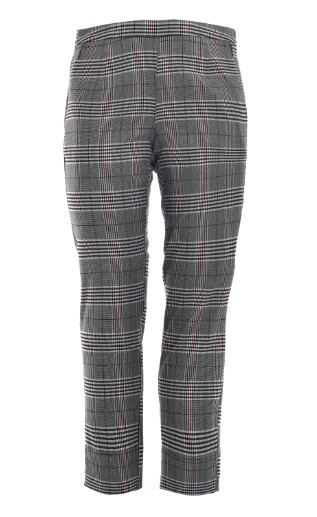 Long Style Ladies Slim Fit Striped Trousers With Invisible Zipper
