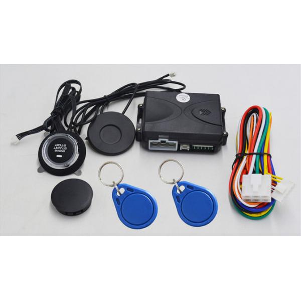 Rfid Engine Smart Key Push Button Start Car Alarm System 3~5m Control Distance
