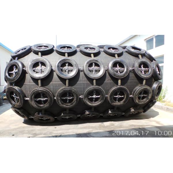 6-10 Years Lifespan Pneumatic Rubber Fender For Chain Net Type Efficiency