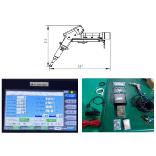 2000W Handheld Single Motor Laser Welding Machine for Welding Aluminum and Carbon Steel