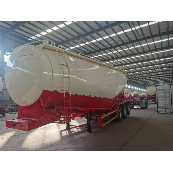 3 Axle Bulker Cement Tanker Trailer 10000 Gallon 42 Cubic Meters Fly Ash Trailer