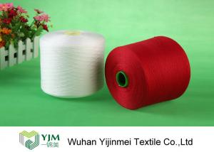 Customized Tri - Ply 100 Polyester Yarn Bright, Ring Spun Yarn Sewing For Gloves Manufactures