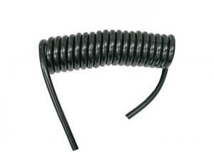  High Flexible Coiled Extension Lead Trailer Electrical Cable With Connector Manufactures