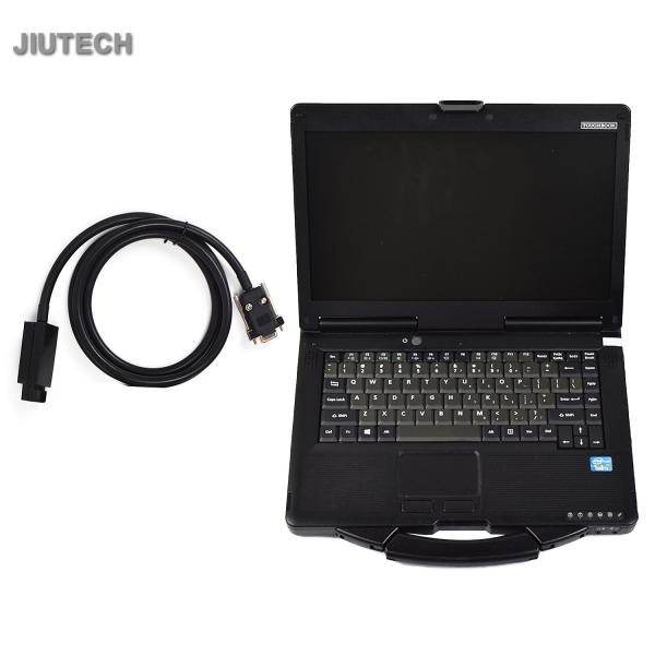 CF53 Laptop For Mitsubishi Forklift 16A68-00500 For Mitsubishi ET 12 Pin Cable Auto Forklift Diagnostic Scanner Cable For MITSUBISHI Lift Diagnostic Tool