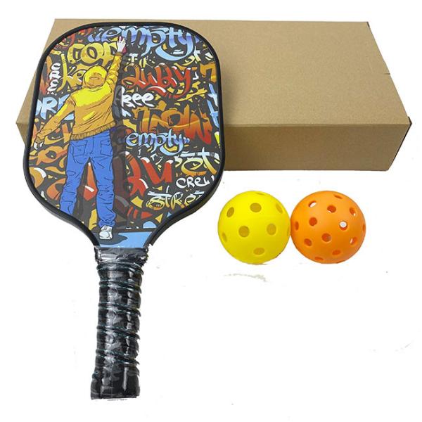 UV Pickle Ball Racket Aramid Honeycomb Core Outdoor Carbon Pickleball Paddle