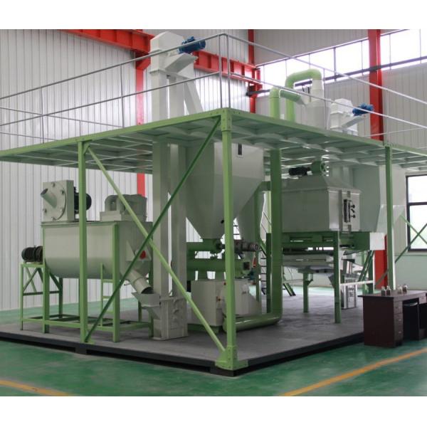 Animal Poultry Feed Pellet Production Line 6mm Processing Plant