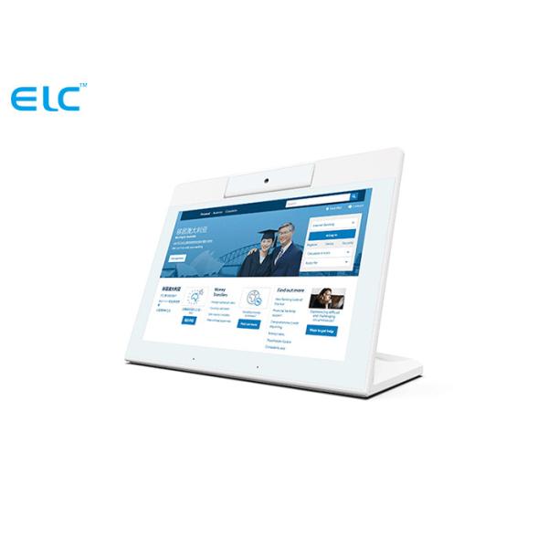 Desktop Android  Reception Digital Signage With Binocular Camera Optional