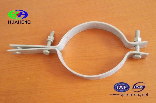 steel hold hoop for pole