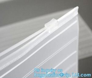 slider zipper PVC plastic bag for packing bed sheet, Flat Zipper Top PVC Slider Zipper Bags For Towel Washing Goods Pack Manufactures