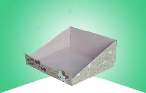  Recyclable Cardboard Counter Display For Promoting Hello Kitty Makeup Cotton Pads Manufactures