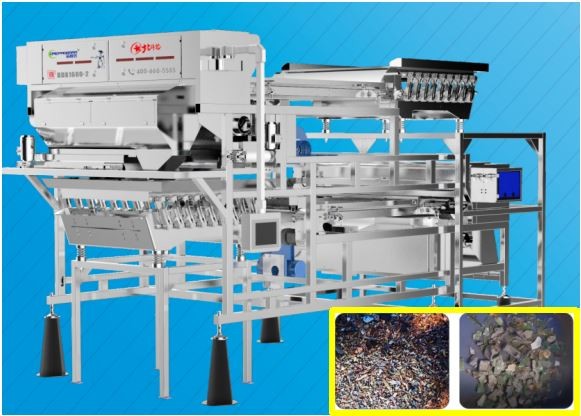 SMC Filter Plastic Waste Recycling Machine 5400 Pixel OBEND Auto Dust Cleaning