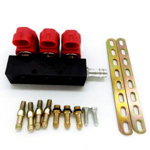  LN-VTK03 3 Cyl LPG CNG Gas Fuel Injector Rail Compressed Natural Gas Injector Manufactures