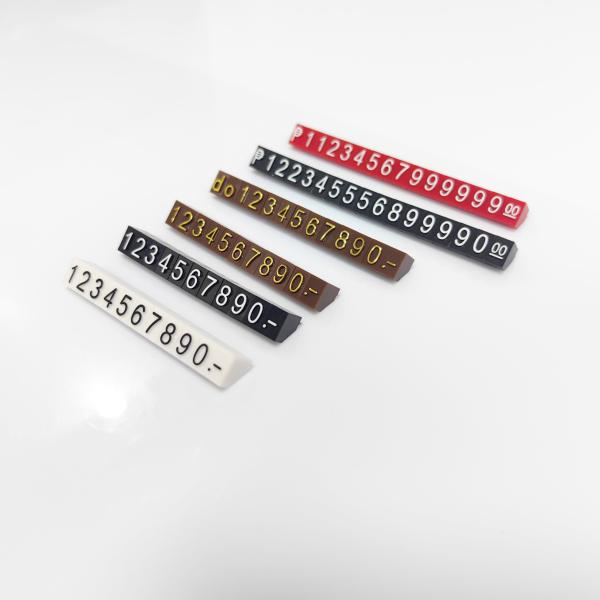 Acrylic Jewelry Price Displays Cube Number Counter Model Price Tag Plastic Holder