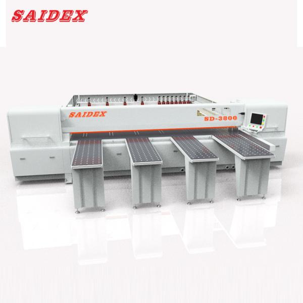 Efficient Acrylic Design Cutting Machine Accuracy 3800mm Sawing Length 11kw Head Saw Motor