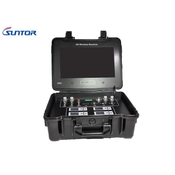  COFMD Digital AV Transmitter Receiver Vehicle Mounted UHF 170-860MHz