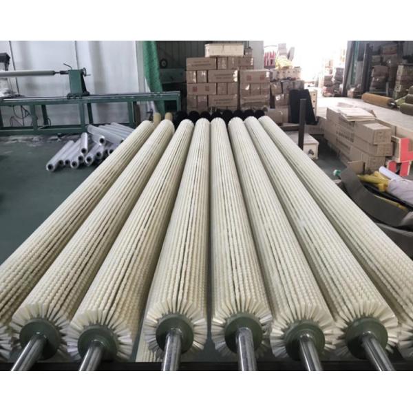 Nylon Cleaning Brush Roller Spiral Winding PP Brush Roller  Industrial Brush Rod