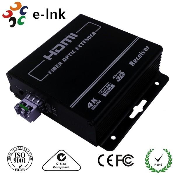 Quality 100Ω Impedance 4K EDID, SFP Port HDMI Over Fiber Optic Extender 3840*2160/30P for sale