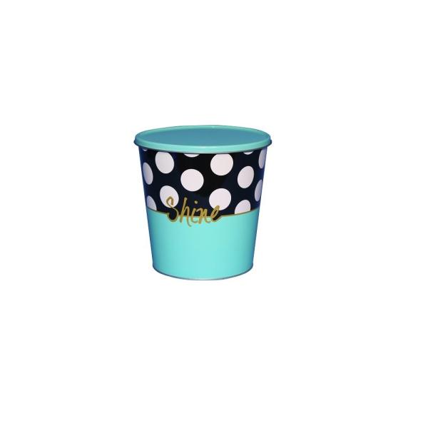DADI Food Grade Holiday Snack Tin Offset Lithography Tinplate Metal Popcorn Tin Bucket