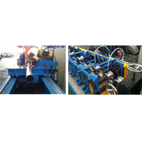 Blue Yellow Industrial Roller Shutter Door Machine 220V Voltage
