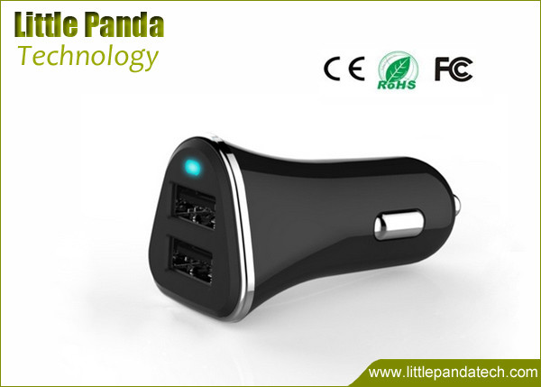 Auto Promotion Low Price Good Quality Universal USB Car Charger Dual Port Car Charger