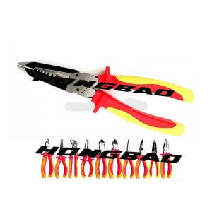  8 200mm 1000V VDE Hand Tools Set Insulation Stripping Pliers Cable Crimping Pliers Manufactures
