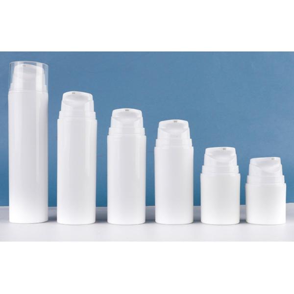 Plastic Cosmetic Airless Pump Bottles 30ml 50ml 100ml 1CC Dosage