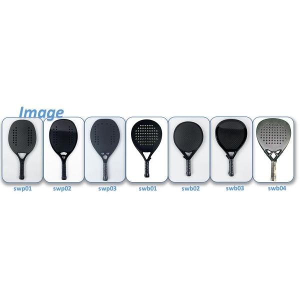 12k Beach Tennis Paddles UV Printing Soft Beach Ball Racket