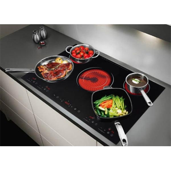 AC240v 77cm 5 Burner Electric Ceramic Hob For Hotel