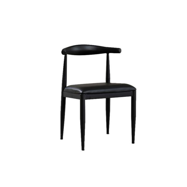 Fabric With Walnut Finish 49*54*75 CM PU Dining Chairs