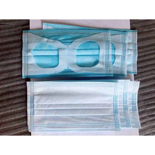 Non Toxic 3 Ply Disposable Face Mask Easy Carrying Help Limit Germs Spread