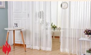  fire retardant fabric for curtain screen, elegant, durable, washable Manufactures