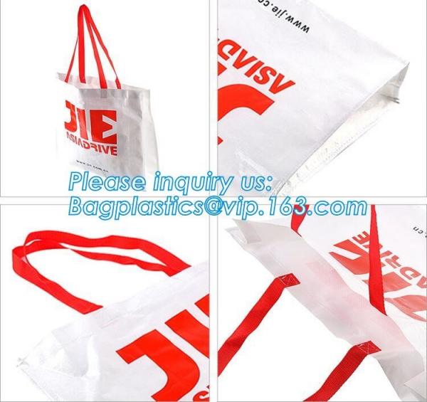 Fashion pp non woven shopping bag,grocery laminated non woven bag,Logo Printed Shopping Bag,Tote Bags,fabric Woven Bag