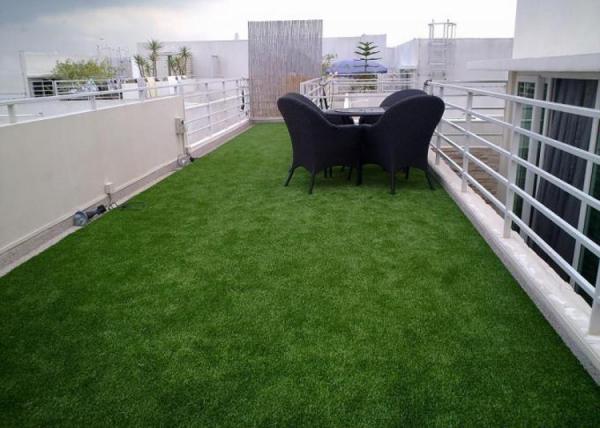 Durable Houses Indoor Grass Mat / Synthetic Green Plastic Grass Door Mats
