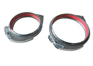  120mm 160mm Round Duct Clamps Quick Release Lever Clamp With Lock Mechanism Manufactures