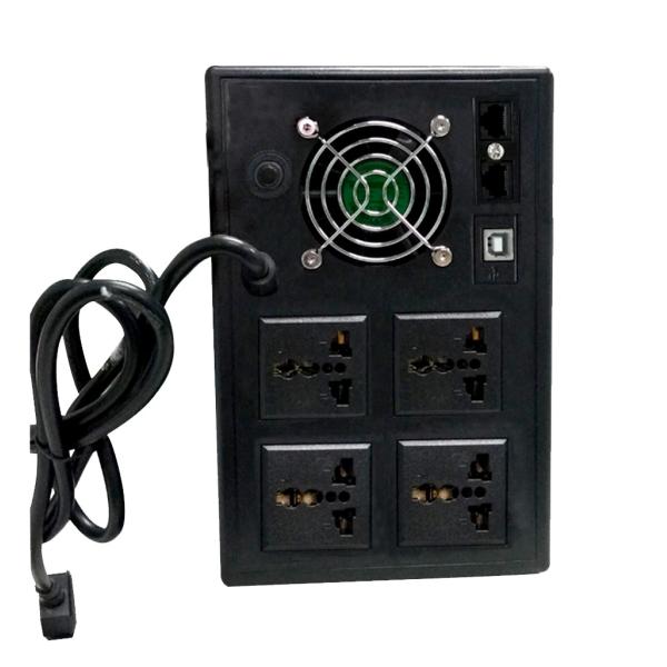 1000va Line Interactive UPS , High Frequency Low Noise Ups Metal Material