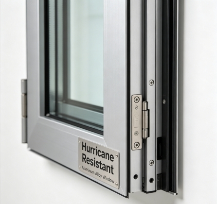 Hurricane Resistant Aluminum Alloy Window for Commercial Projects