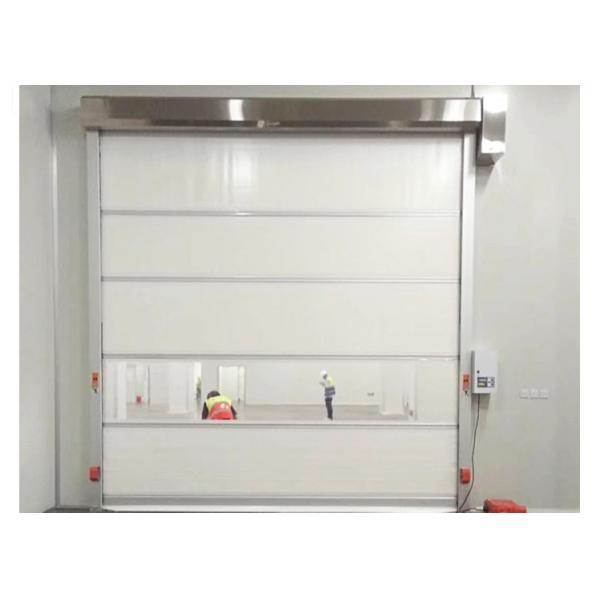 60Hz Electric Rapid Roller Shutter Doors / PVC Roll Up Doors Flexible 1M/s 6m*6m