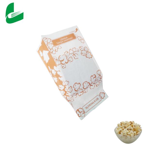Microwave Popcorn Bag Made Of Greaseproof Paper Without  Diacetyl Or PFOA