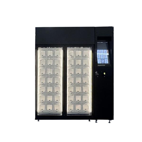 Outdoor Bakery Vending Machine With Angled Touchscreen Display clear visibility easy operation