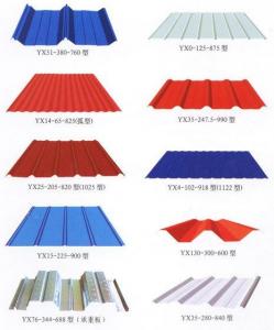 Color Coated Metal Roofing Sheets Customzied For Steel Structure