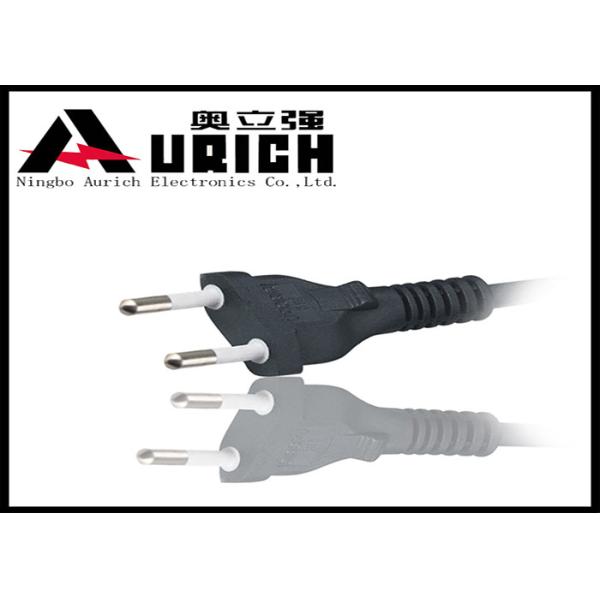 Brazil 2 Prong Power Cord AC Plug InMetro Certification For Desktop Computer