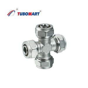 Brass Pex Tube Compression Fittings Chrome Plated Water Supply Compression Fittings Manufactures
