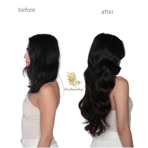 Human Hair U Shapr Topper V Shape Topper Straight Texture Package Gross Weight 0.200kg