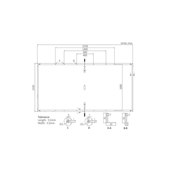 540W 545W Longi Solar Panel 555W 560W Transparent Photovoltaic Cells For Rooftop