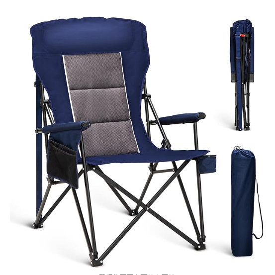 Oversized folding camping chair