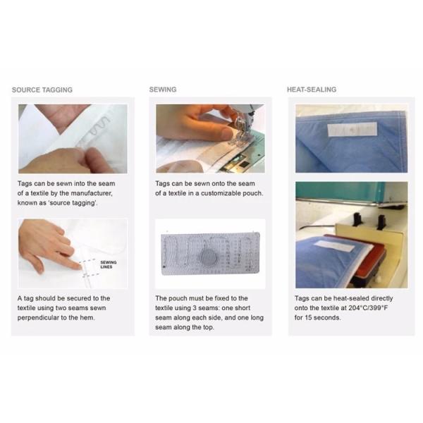 High Temperature Resistant RFID Application RFID Laundry Tag UHF Fabric Washable